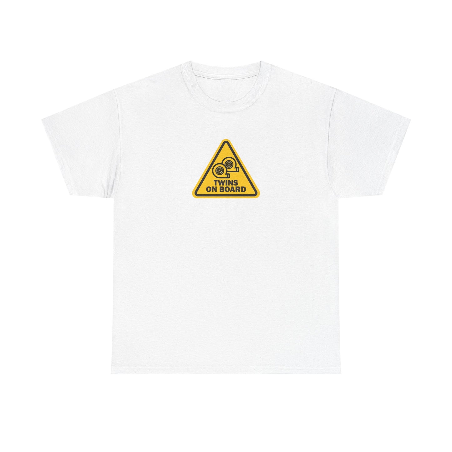 Twins on Board Unisex Heavy Cotton Tee