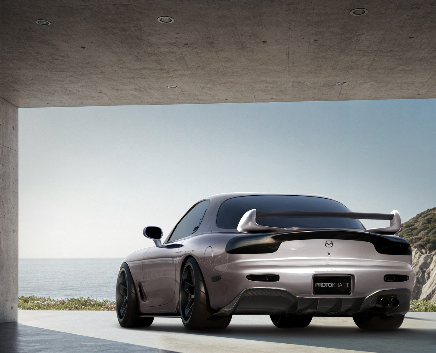 FD3S RX7 (1993-2002) GT Aero Diffuser