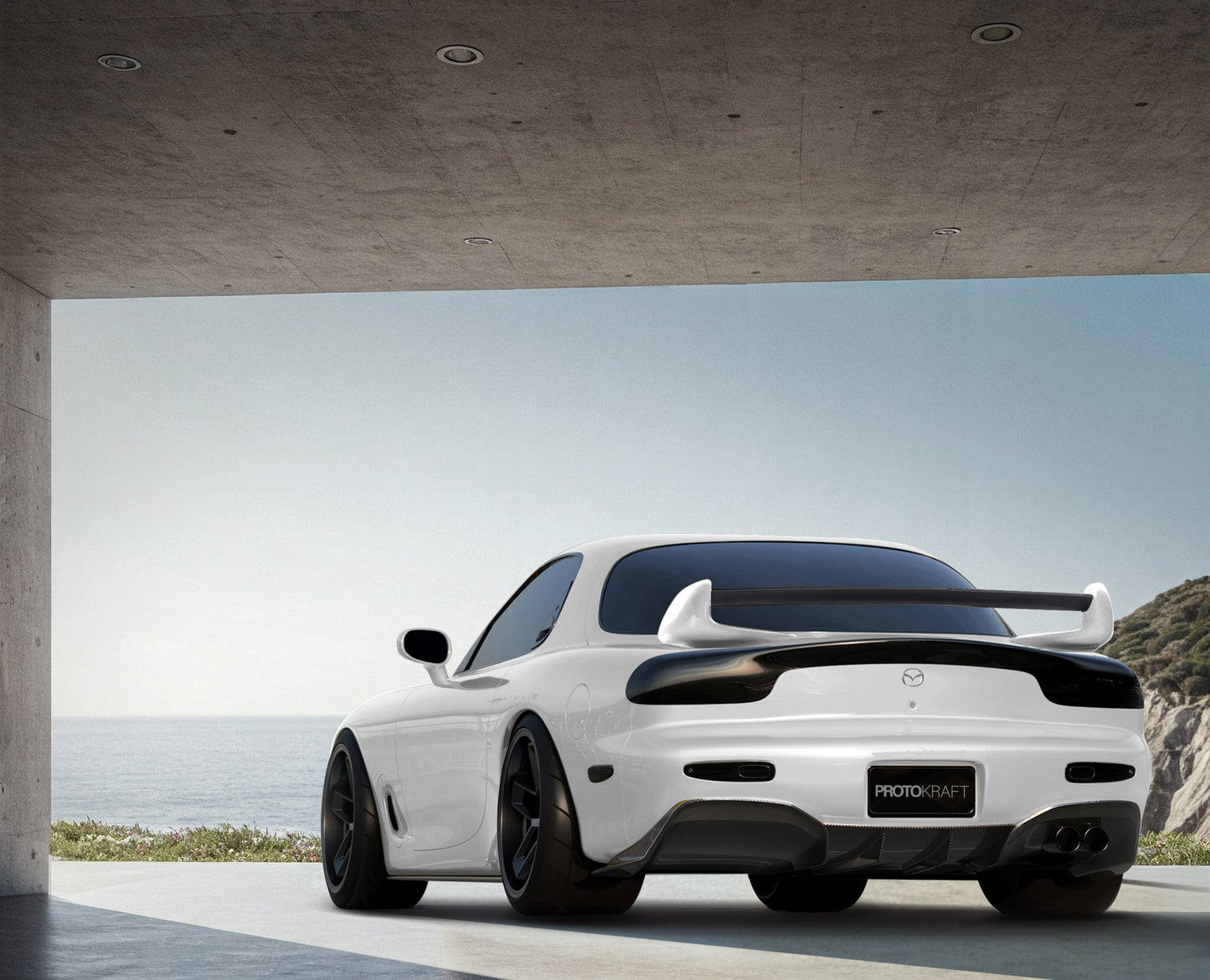 FD3S RX7 (1993-2002) GT Aero Diffuser