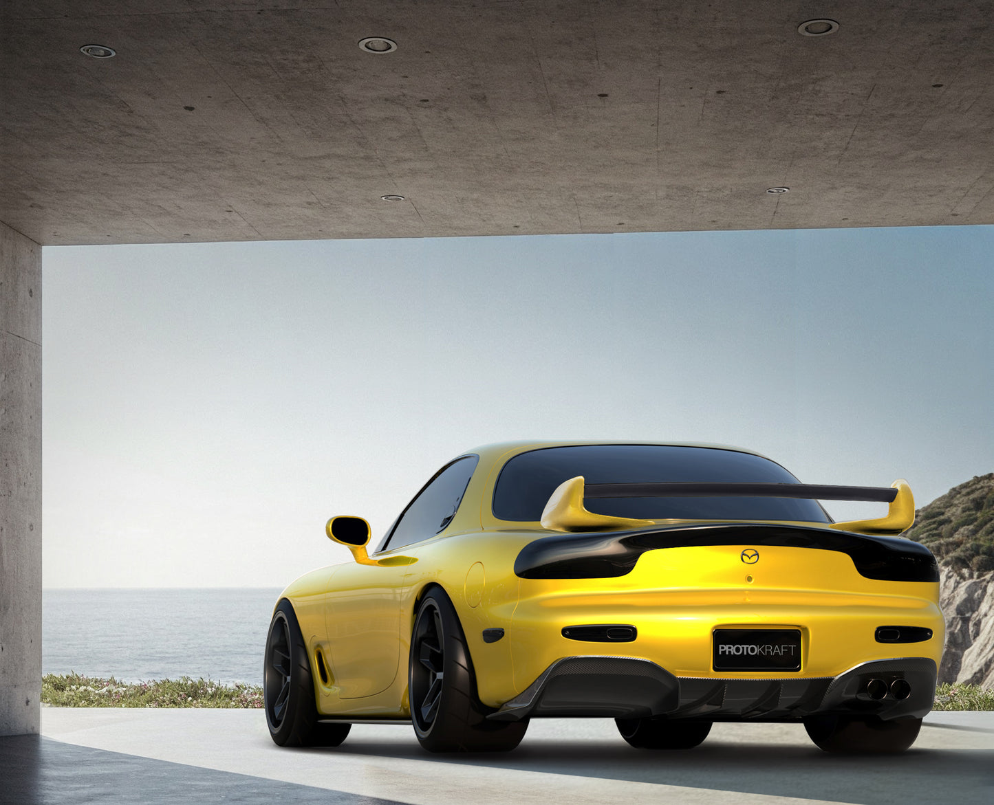 FD3S RX7 (1993-2002) GT Aero Diffuser