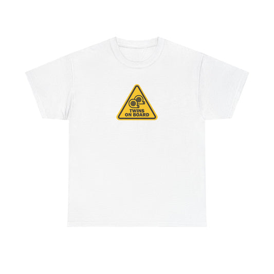 Twins on Board Unisex Heavy Cotton Tee